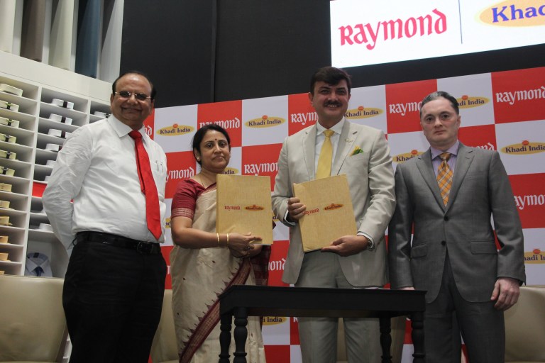 Signing of MOU between Raymond Ltd. & KVIC